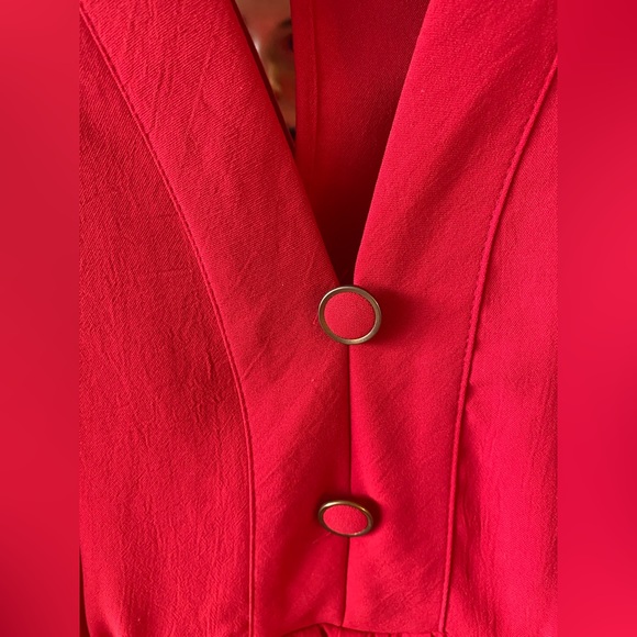 Zara red jumpsuit - Picture 2 of 5